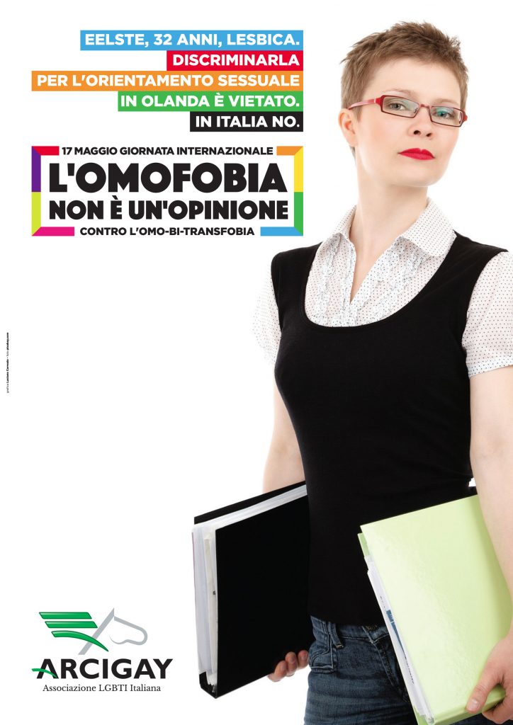 17 Maggio La Campagna Di Arcigay “lomofobia Non è Unopinione” 